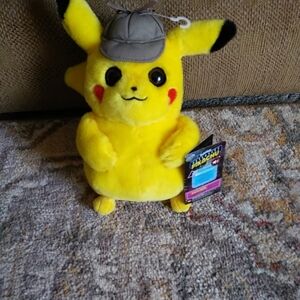 Detective Pikachu Pokemon Plush Wicked Cool Toys NEW NWT Authentic 2019 Movie 9"